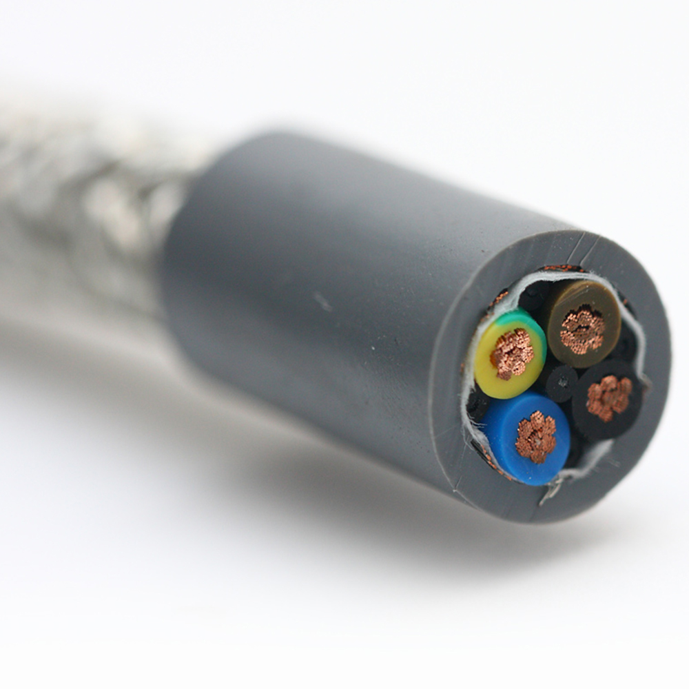 Cable robótico JQR-256P PUR, blindaje completo de cobre