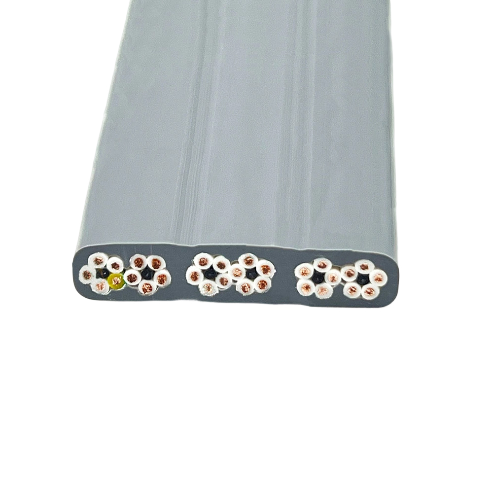 HO5VVD3H6-F Cable plano móvil para ascensor resistente al aceite y a los productos químicos
