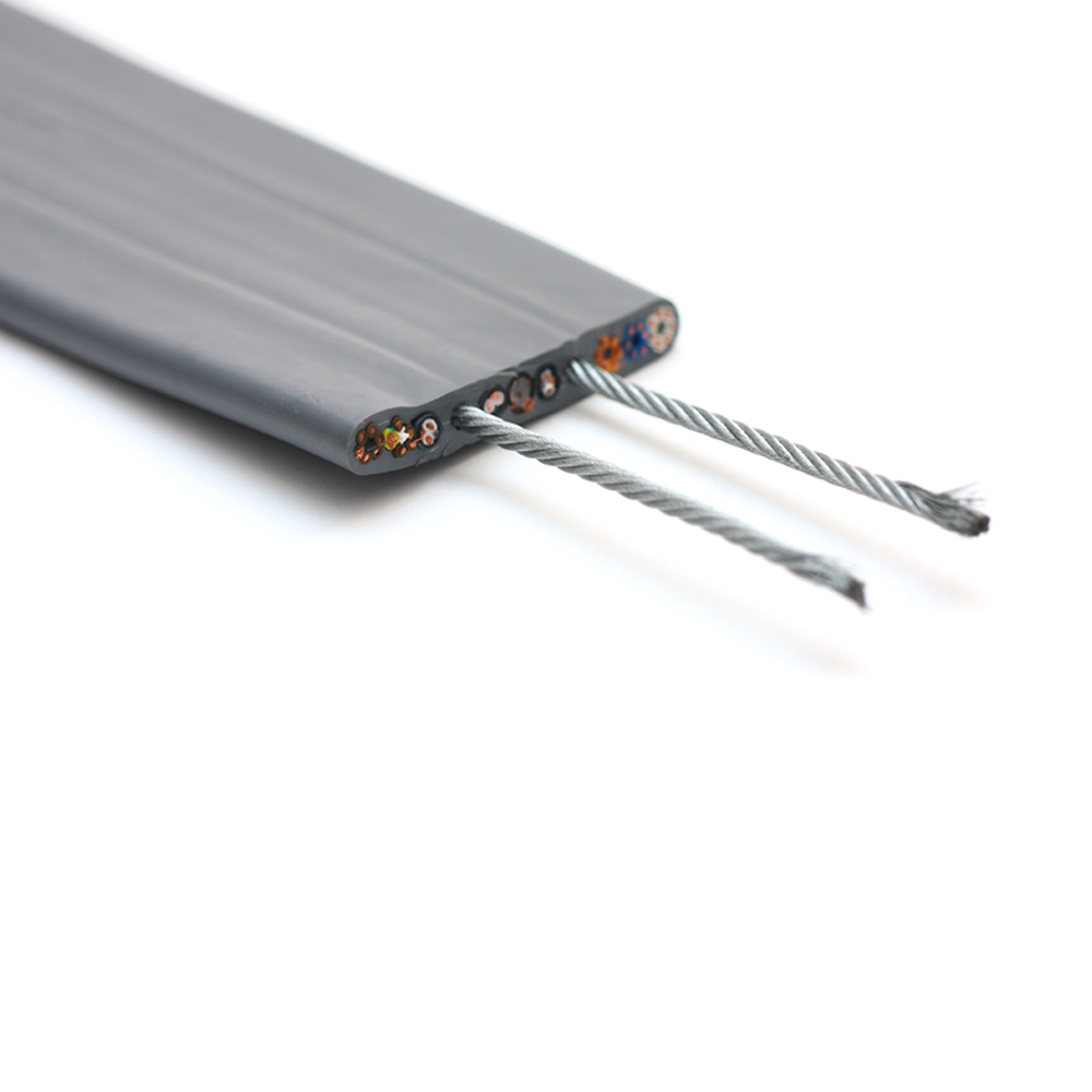 TVVBPG Cable plano móvil para ascensor de amplio rango de temperatura adaptabilidad
