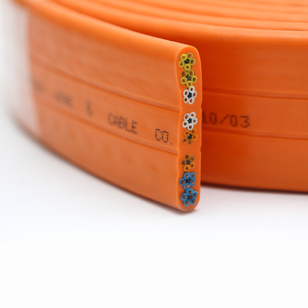 TVVB Cable plano móvil para ascensor con Refuerzo de protección mecánica